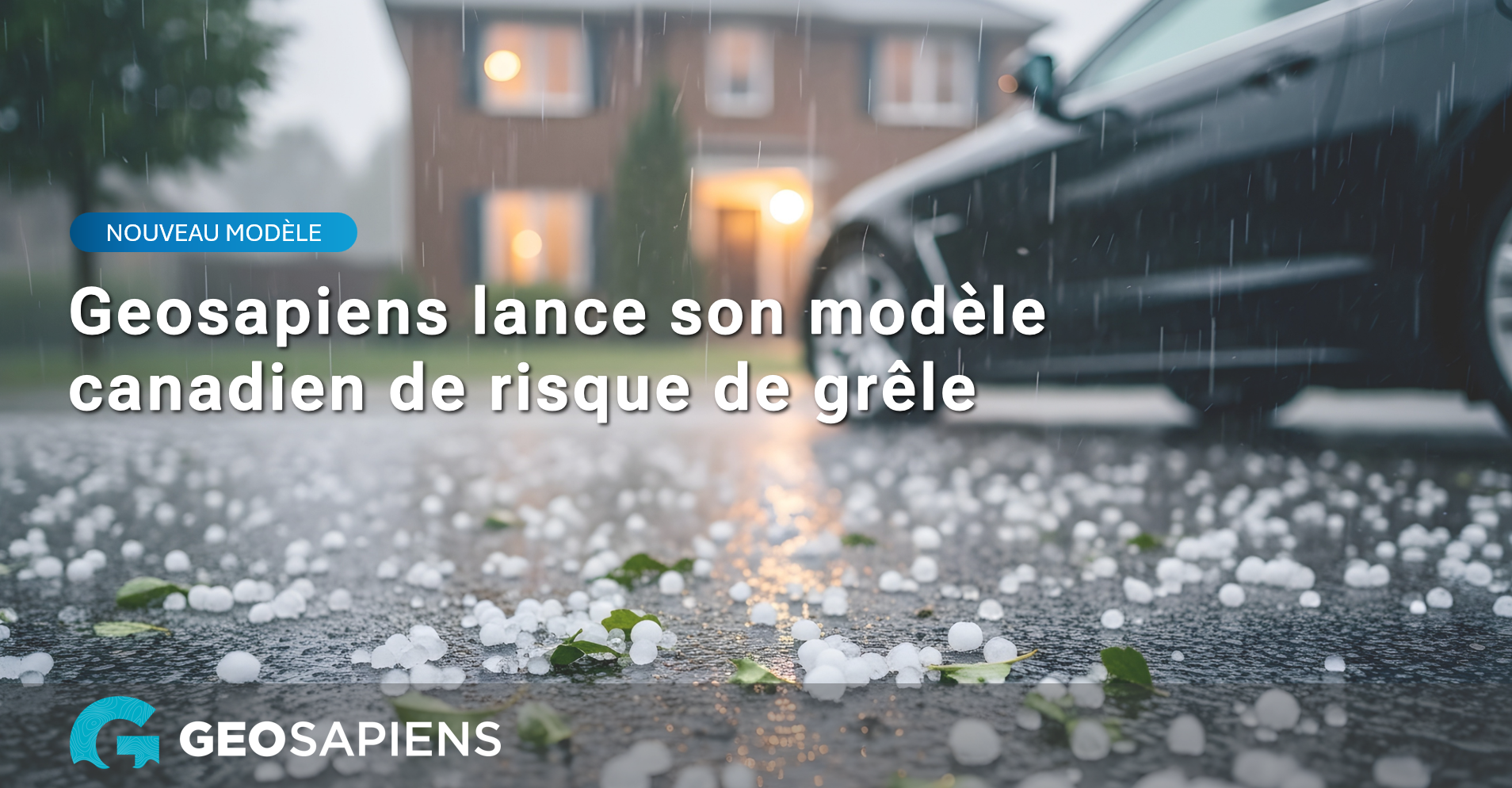 Geosapiens lance son modèle canadien de risque de grêle